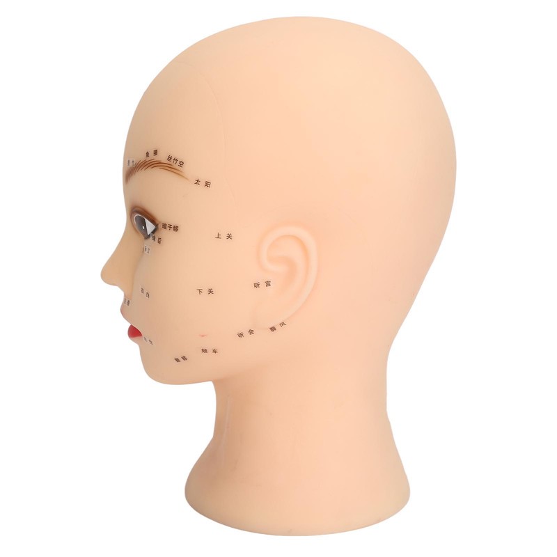 Soft Mannequin Head Realistic Skin Texture Eyelash Extension Mannequin Head