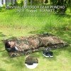 Ghileo Camo Poncho Liner, Army Blanket, Military Sleeping Bag, with