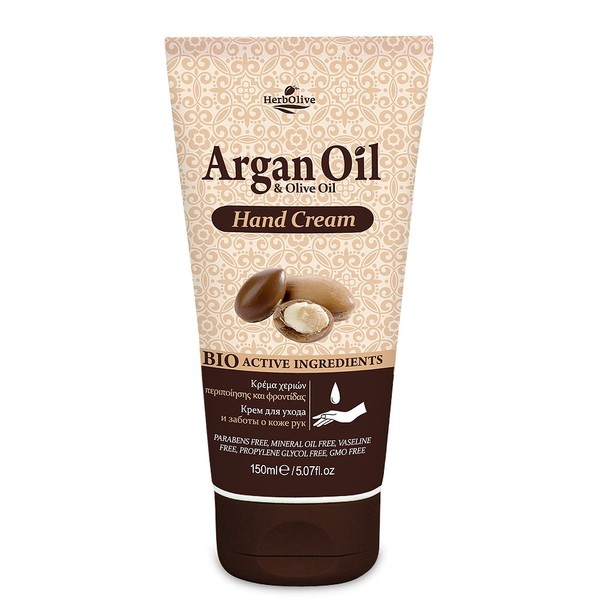 Herb Olive Argan Hand Cream Pack of 1x 150 ml