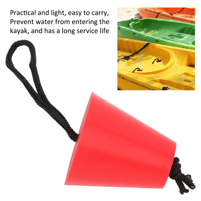 4pcs Scupper Plug Kit with Lanyard Flexible Silicone Drain Holes