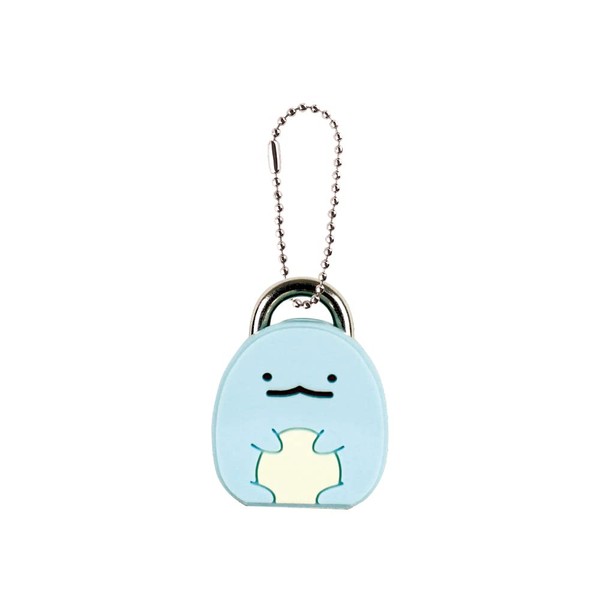 Tees Factory Sumikko Gurashi SG-5541525TK Mascot Padlock Keychain, Lizard, H
