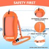 BOOSTEADY Swim Buoy-Waterproof Touchscreen Storage Space, Swim Buoy/Adjustable Waist Belt