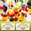 Posurry Bamboo Skewers 4 in,1000 pcs,Bamboo Cocktail Picks