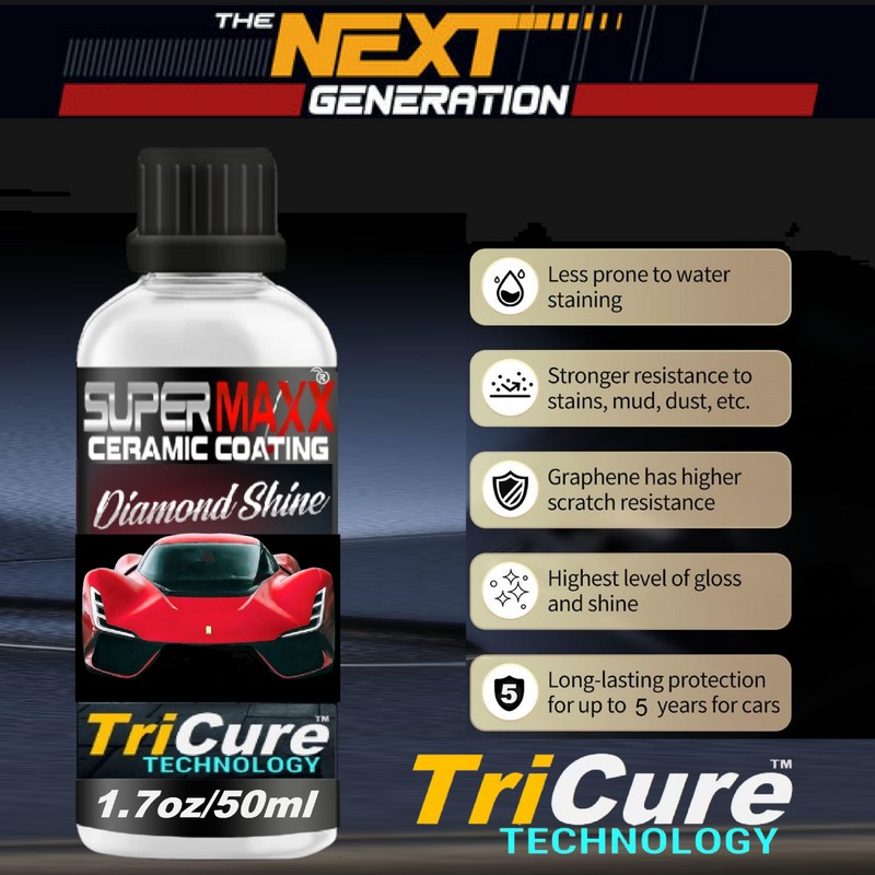 SUPERMAXX XTREME NANO 9H CERAMIC CAR COATING 5 YEAR ADVANCED