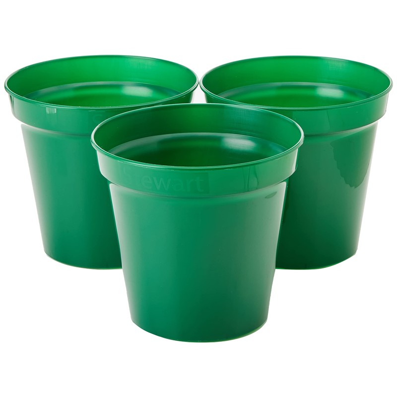 Stewart 4833014 15 cm Flower Pot - Orange/Terracotta (Pack of