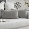 MIULEE Granular Cushion Cover, Pineapple, Soft Plain Decorative Square Cushion