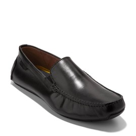 Cole Haan Men's Grand+ Venetian Drivers Driving Style Loafer, Black/Black, 9.5 Wide