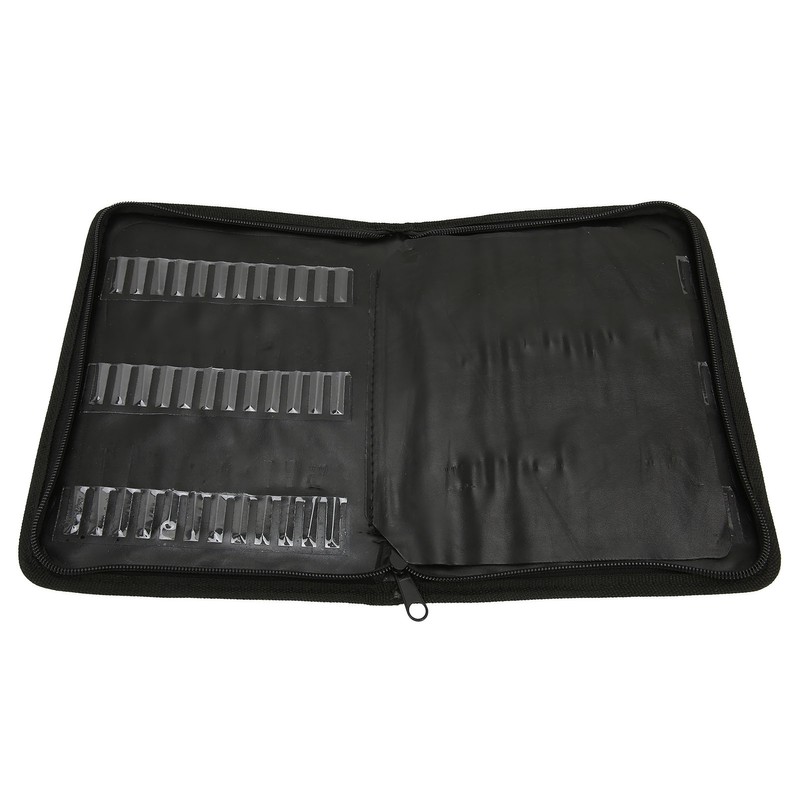 Nail Drill Bits Storage Bag Large Capacity Dustproof Portable Nail