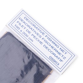 NKlaus 100 x 200 cm Maritime Fishing Net Blue 100% Pure Cotton Wall Decoration Photo Prop 11540