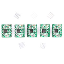 Paradisetronic.com 5X A4988 Stepper Motor Driver Module with Heatsink e.g. for RAMPS 1.4/1.6, CNC Shield, 3D Printer, Mega i3, Prusa Mendel