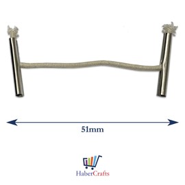 Elastic Treasury Tags 51mm Elastic Paper Fasteners String Binders Hole Punch Ties Treasury Tag Elasticated Paper Ties Stretchy Treasure Tags for Organising Filing Archiving (51mm - 100 Pack)