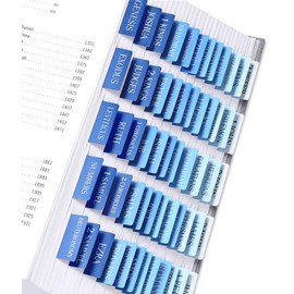 Bible Tabs for Women & Men, Laminated Bible Tabs for Study Bible, Large Print Neutral Bible Tabs for Easy Navigation, Bible Index Tabs, 66 Tabs Old & New Testament, Extra 9 Blank Tabs - Ocean Serenity