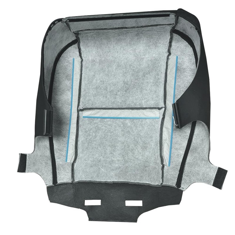 Zieichy Driver Bottom Cloth Seat Cover Gray Compatible with Chevy