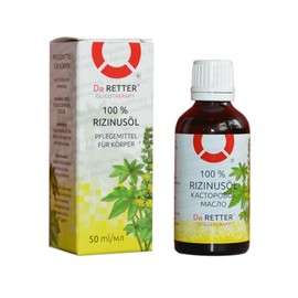 Kaltgepresstes Rizinusöl 50ml - 100% Rein & Natürlich - Für Haut, Haare, Wimpern & Augenbrauen Hochwertiges Rizinusöl für strahlende Schönheit - Vegan, Unraffiniert & Hexanfrei