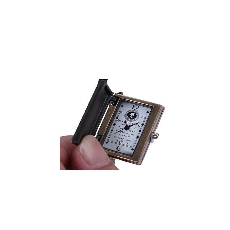 Fenkoo Unisex Retro Death Note Book Pendant Quartz Pocket Watch