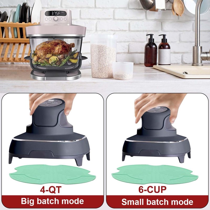 Air Fryer Trivets Silicone for Ninja Crispi,Protection for Countertop-Green