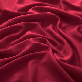 VACVELT Burgundy Chiffon Fabric by The Yard, 60 Inch Wide Chiffon Sheer Fabric Bolt Wedding Draping Fabric, Soft Chiffon Fabric for Wedding Arch Draping Backdrop, Party Decoration (Pre-Cut, 1 Yard)