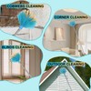 Cobweb Duster with Extension Pole，Medium Stiff Bristles Cobweb Duster Head