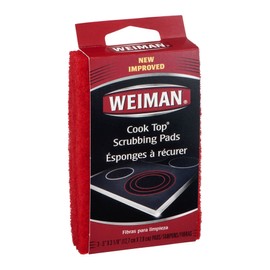 Weiman, Cook Top Scrub Pad, 3 PC (Pack of 6)