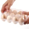 JAPCHET 100 Pack Plastic Egg Cartons, Clear 12 Egg Cartons