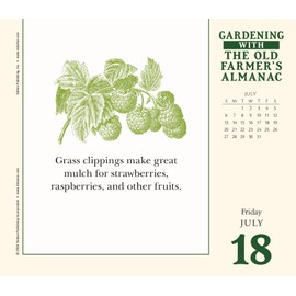 The Old Farmer's Almanac 2025 Boxed Daily Desk Calendar: Gardening — Advice, Folklore, and Gardening Secrets
