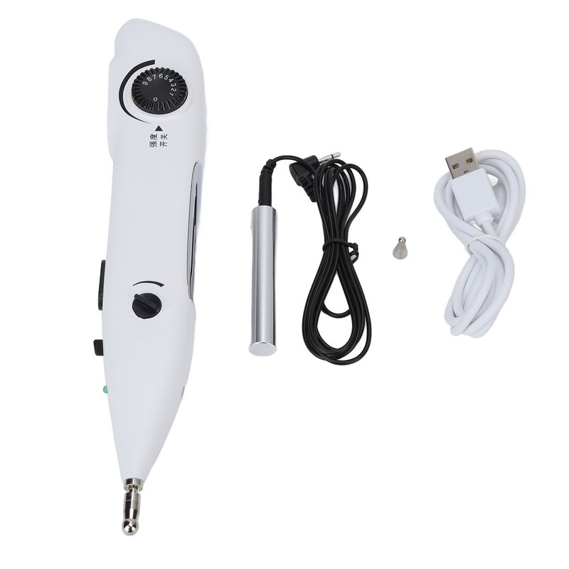 Electronic Acupuncture Pen Home Portable Adjustable Rechargeable Meridians Energy Pulse