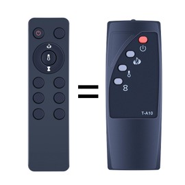 PZL New Replacement Remote Control for Twin Star Electric Fireplace Stove Heater DF1-5010-03 DF1-5010-05 DF1-5010-06 DF1-5010-01 DF1-5010-02 DF1-5010-04 DF1-5010-07 (T-A10)