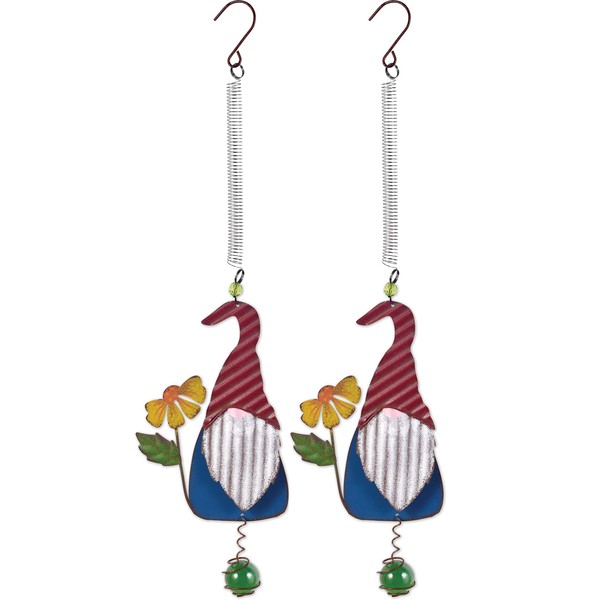 Sunset Vista Design 93432 Gnome Collection 2-Count Hanging Bouncy Outdoor
