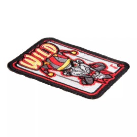 PatchStop - World's Largest Patch Store Wild Deranged Joker Playing Card Patch, Gambling Patches