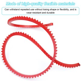 2 m Curve Ruler Milling Profile Strips, Toothed Chain Milling Template, Bendable Curve Template, Multi-Point Attachment Milling Template