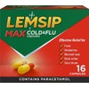 Lemsip Max Cold & Flu Lemon Capsules, 16 Capsules