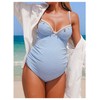 OYOANGLE - Traje de baño de maternidad de una pieza