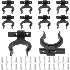IETWATE 10PCS Kitchen Plinth Clips, Plastic Kitchen Kickboard Clips, Adjustable Kick Board Plinth Clips, Sturdy Skirting Board Clips with 30 Screws, for Sofa Bed Furniture Table