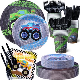 Monster Truck Party Favor Monster Truck Party Supplies Monster Truck Party Plates and Napkins