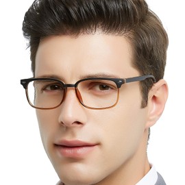 OCCI CHIARI Reading Glasses for Women Fashion Reader 1.0 1.5 2.0 2.5 3.0 3.5 (Brown, 1.5)