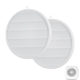 Nail Dust Collector Replacement Filter 2 Pack – High-Quality Reusable Dust Filter for MelodySusie, Compatible with Nail Dust Collector Vacuum Fans for Professional and Home Nail Art