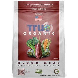 True Organic Plant Foods - Organic Blood Meal 3lbs - CDFA, OMRI, for Organic Gardening
