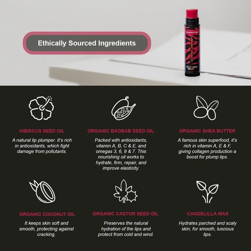 Manic Panic Vampire’s Kiss Cranberry Red Tinted Lip Balm