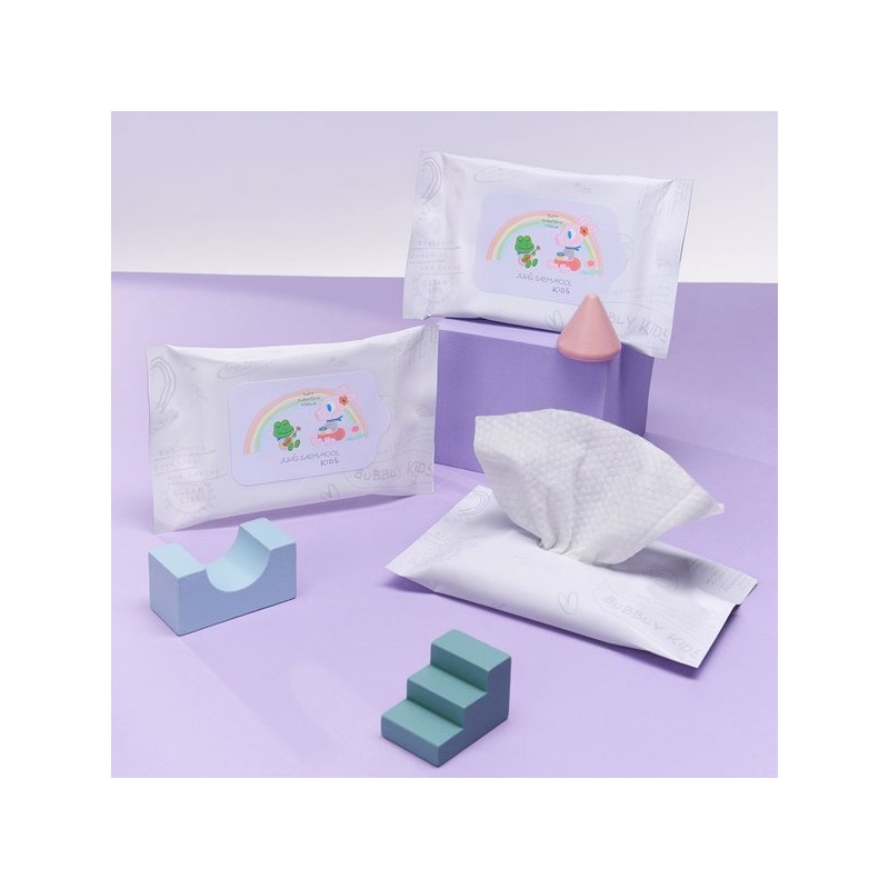 Jengsaemmul 굴리굴리콜라보 정샘물 키즈 소프트 클렌징 티슈 (10매) Guli Guli