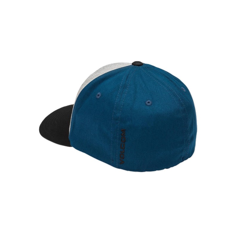 Volcom Men's Full Stone Heather Xfit Hat, Deep Blue