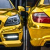 TECKWRAP 11.5"x 60" Chrome Mirror Gold Vinyl Wrap Self-Adhesive Car