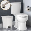 Hibbent Universal Metal Side Mount Toilet Handle Replacement Kit, Brass