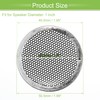 X AUTOHAUX Universal 1" Car Speaker Grills Cover Mesh Round