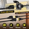 BUMBEE 15 Amp AC Port Plug,125V Power Inlet Socket with
