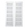Cabinet Air Vent Grille Silver Rectangle Heat Dissipation Ventilation Grill