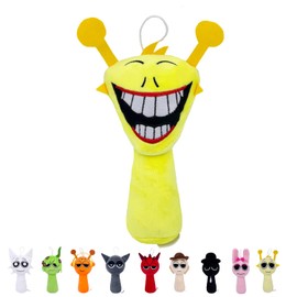 HYDTQCL Sprunki Plush, 25 cm Sprunki Plushies Cuddly Toy, Sprunki Plush for Boys Girls Children Fans Birthday Gift (K)