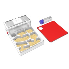 PioneerAnts Transparent Ant Habitat – 3D Printed Mini Farm Acrylic with Expansion Ports Water Tower & Sand Nest Indoor Ant Colony Starter Kit for Beginners & Advanced Keepers (No Ants Included)