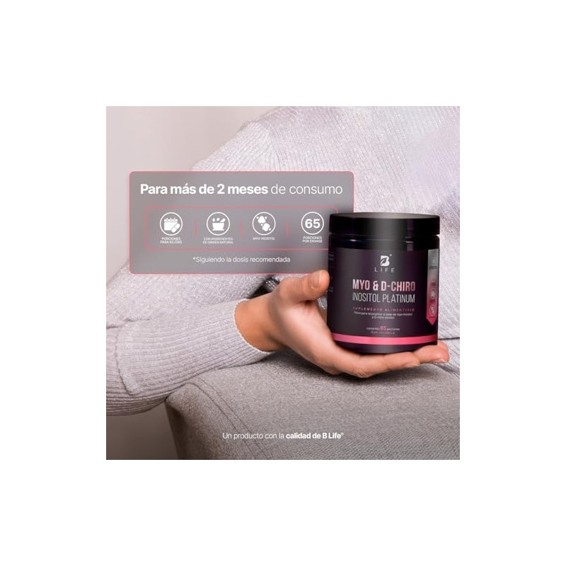 Life Myo Chiro Inositol Porciones Mezcla Platinum 266 Gramos