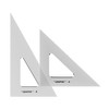 Alvin AS680 6" & 8" Transparent Triangle Set