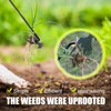 Fainca 30 cm Hand Weed Cutter, Weed Garden Tools, Four